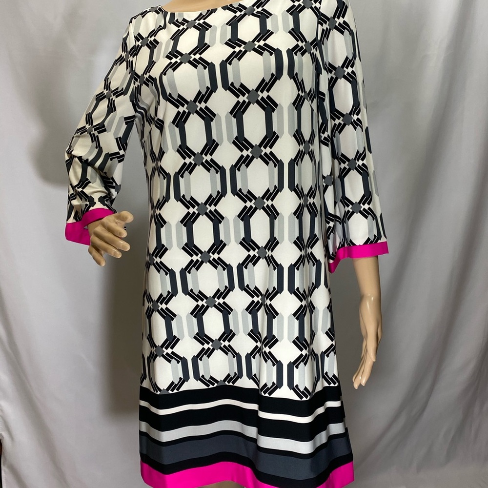 Eliza J Shift Dress-Matte Jersey Lined size 10/12
